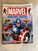 Marvel Heroes Unite Ultimate Sticker Collection Book Complete - $4.84