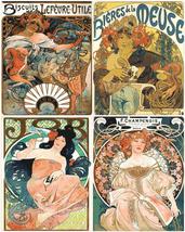 counted cross stitch pattern 3 theatre Mucha stained 396 * 497 stitches BN2354 - $3.99