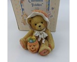 Cherished Teddies Connie 1993 Jack-O-Lantern Bear With Certificate  - $8.90
