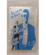 ELTON JOHN - VINTAGE ORIGINAL 1992 SHEA STADIUM LAMINATE HOLOGRAM SHOW PASS - $375.83 MXN