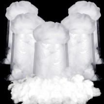 Christmas Fake Snow Decor Artificial Snow Fluffy Fiber Stuffing Snow Cov... - £27.26 GBP