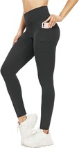 Leggings with Pockets for Women Tummy Control, Yoga Pants for Women (Size:L) - £14.91 GBP