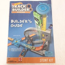 Hot Wheels Track Builder System Builder&#39;s guide manual stunt kit instruc... - $92.82 MXN