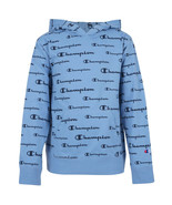 Champion Little Boys Aop Champion Script French Terry Hoodie,Blue,5 - £23.30 GBP