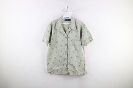 Vtg Patagonia Womens Large Looped Collar Flower Camp Button Shirt Organic Cotton - £45.05 GBP