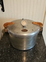 Vintage National No 7 Pressure Cooker Canner Metal With Inserts - $79.15