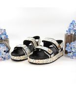Tory Burch Kira Multi Iridescent Sequins Sport Sandals Flats 7 NIB - $242.55