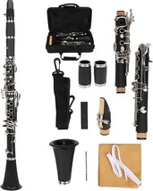 Bb Tone Clarinet For Beginners, 17 Keys Student Level, Beginners (Black). - £124.44 GBP