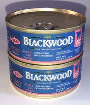 Blackwood Adult Cat Food Ocean Fish W Pumpkin Grain Free-2ea 5.5oz Cans-SHIP24HR - £15.73 GBP