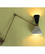 Adjustable Mid-Century Modern Stilnovo Wall Sconce for Italian Décor Lig... - $156.43 CAD