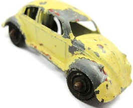 Vintage Yellow Volkswagon Beetle Bug Unbranded Old Loose No Package - £11.67 GBP