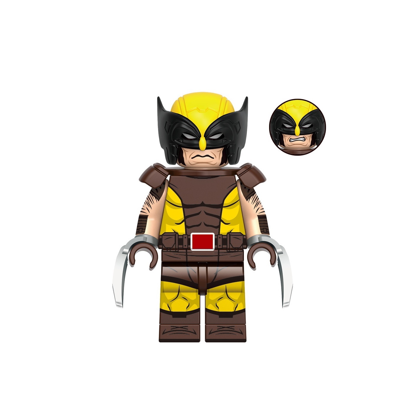 Wolverine (Earth-616) Marvel Comics Lego Compatible Minifigure Bricks Toys