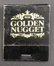 Golden Nugget Hotel Casino Las Vegas NV Nevada Matchbook Full 20 Unstruck - £4.61 GBP
