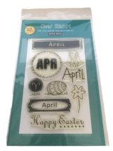 Hero Arts Clear Stamps Set April Month Calendar Easter Card Making Junk ... - $8.99