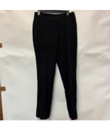 Le Suit Womens 6 Deep Black Suit Separates Dress Slacks Pants NWT X71 - $48.99