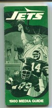 New York Jets-1980-NFL-Media Guide-FN - $37.25