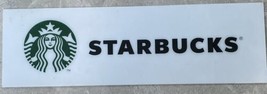 Starbucks Coffee LOGO Sign 28&quot;x 8.5&quot; Plastic Advertising Sign From A Dis... - £35.59 GBP