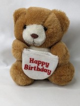 Russ Good Wish Bear Plush Happy Birthday 5 Inch Stuffed Animal Toy - £10.00 GBP