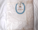 Damask 50&quot; x 66&quot; Cream Color Tablecloth ML3300R Japan Cotton Rayon Impor... - £17.34 GBP