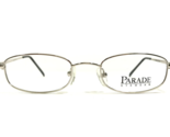 Parade Petite Eyeglasses Frames 1524 silver Rectangular Wire Rim 47-21-135 - £22.17 GBP