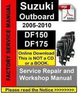 Suzuki DF150-DF175 Outboard Repair Service &amp; Workshop PDF Manual (covers... - £7.48 GBP