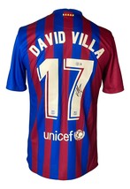 David Villa Signé Barcelona Nike Football Jersey Bas - £231.92 GBP