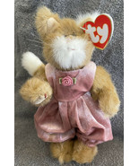 Vintage 1993 Ty Attic Treasures POUNCER Kitty Cat Jointed MWMTs Velour J... - £7.98 GBP