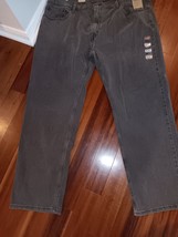 LEVI&#39;S JEANS MEN&#39;S 559 RELAXED STRAIGHT MEDIUM GRAY DENIM JEANS 44X32 $6... - $21.77
