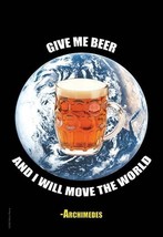 Give me a beer and I will move the world - Archimedes by Wilbur Pierce - Art Pri - £17.58 GBP+