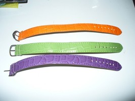 3 Faux Imitation Leather Watch Strap Watch Replacement Bans - £3.01 GBP