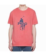 Polo Ralph Lauren Men&#39;s POLO 67 Big Pony Faded Graphic Crew Cotton T-Shi... - £27.96 GBP