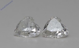 A Pair of Heart Cut Loose Diamonds (1.25 Ct,H-i Color,VS2-SI1 Clarity) - £2,167.90 GBP