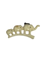 Vintage Celluloid Row of Elephants Charm Cracker Jack Prize - $332.16 MXN