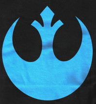 Star Wars Rebellious, Blue Rebel Logo T-Shirt New Unworn - £12.70 GBP