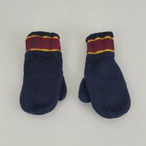 Ralph Lauren Toddler Mittens Knit Sweater Navy Blue Mustard Burgundy 2t ... - $17.82