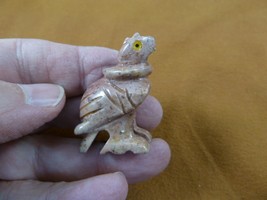 Y-BIR-VUL-2 red Vulture Buzzard carving Figurine soapstone Peru scavenge... - $8.59