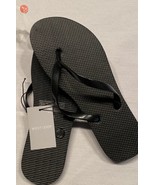 West Loop Women&#39;s All Black Thong Flip-Flops Size- Small 5-6 - $4.99