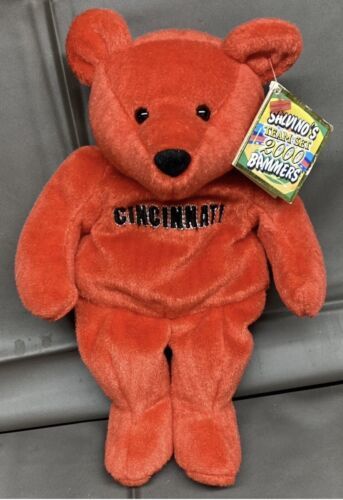 Salvino's Bammers Ken Griffey Jr #30 Plush Stuffed Bear Cincinnati Reds 2000 - $12.19
