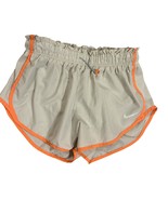 Nike Women&#39;s Tempo Running Shorts Light Bone/Orange Sz medium - $199.49 MXN