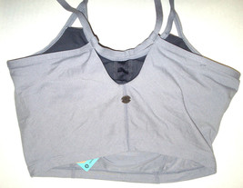 NWT Womens PrAna Yoga Pilates Strappy Top Bra New Prado XS Gray Gym Cups Tank  - $88.11