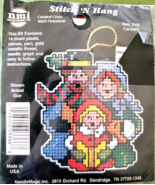 Carolers Stitch &#39;N Hang Counted Cross Stitch Kit Ornament #3366 Needle M... - $4.94