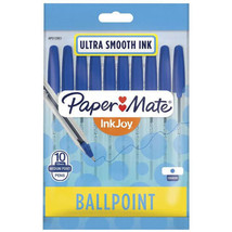 Paper Mate InkJoy Ballpoint Pen Medium 1.0mm 10pk - Blue - £24.71 GBP
