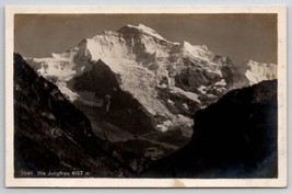 Switzerland Die Jungfrau RPPC Real Photo Postcard W22 - £7.14 GBP