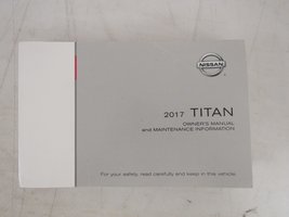 2017 Nissan Titan Owners Manual Guide Book [Unknown Binding] unknown author - $37.23