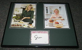 Sandra Lee Signed Framed 16x20 Photo Display JSA Food Network - £98.89 GBP