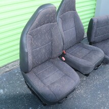 Jeep Wrangler TJ Front Seats L&R W/ Rear Bench *LOCAL PICK UP - NO SHIP* image 9