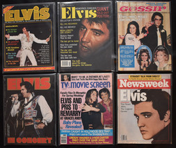 Elvis Presley Magazine Collection (12) from 1970s – 1980s, Photoplay, Newsweek - £27.97 GBP