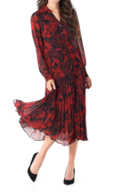 G.I.L.I. Woven Pleated Printed Dress- Black Toile, Reg 10 - £25.09 GBP