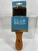 Titan Wood Club Brush #945 100% Natural Boar Firm Bristles Premium Collection - £5.75 GBP