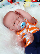 Baby Real Boy Reborn Doll Preemie Berenguer 15&quot; Newborn Soft Vinyl Life Like - £84.02 GBP